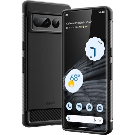 Funda para teléfono Google Pixel 7 PRO, color negro mate. (1/5)