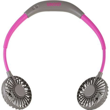 UNOLD 86699 BREEZY - LÁMPARA DE TECHO CON BARRA PARA EL CUELLO, 3 NIVELES DE VELOCIDAD, LUZ LED E ILUMINACIÓN LED CONMUTABLE, CO (1/4)