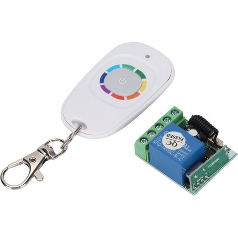 Interrupteur Télécommande Relay Monocanal, Bouton Unique, Apprentissage Automatique, 12V CC (1/5)