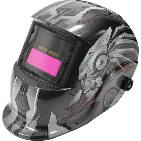 Casque de soudage solaire automatique, pour tous types de soudage, avec bandeau, assombrissement automatique pour toutes les applications de soudage, noir (1/5)