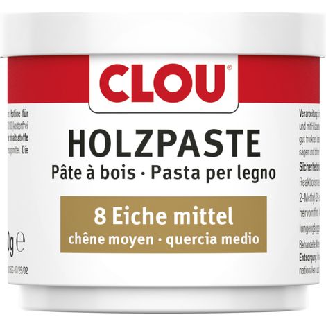 Clou Holzpaste 150 g eiche mittel Schutzwachs