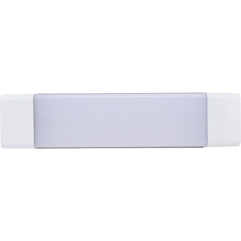 1 Réglette LED étanche IP65, 30 cm, 12 W, 4000K, angle 180°, pour garage, atelier (1/5)