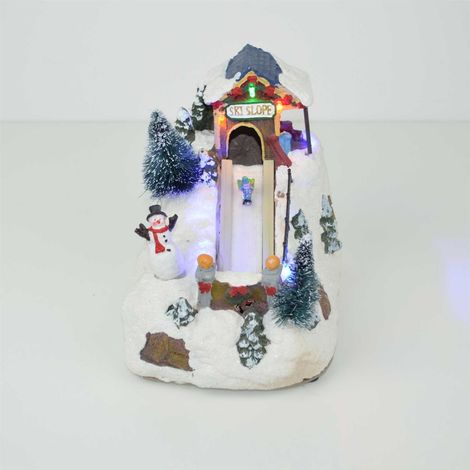 17cm Christmas LED Musical Light Up Nativity Sculpture Set for Indoor Home Display (1/5)