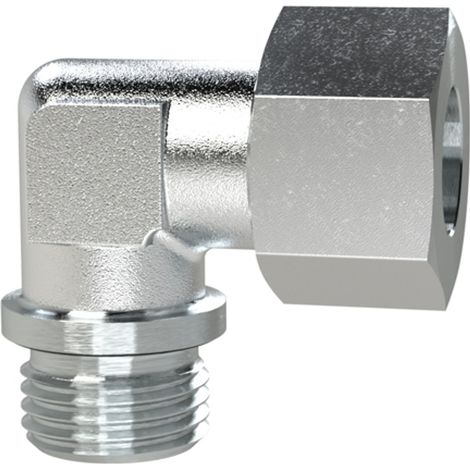 Riegler Winkel-Einschraubverschraubung, R 3/4 a., Rohr-Ø 20, Stahl verz. (1/3)
