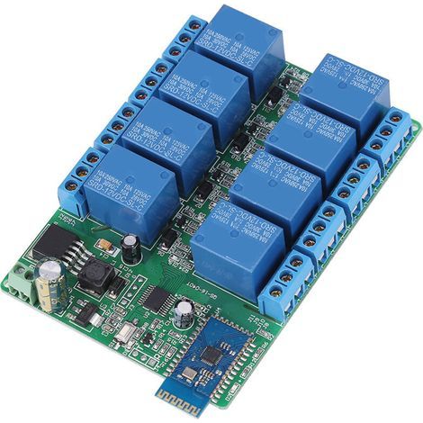 Télécommande Bluetooth 8 Canaux pour Contrôle Moteur et Éclairage via Android (1/5)