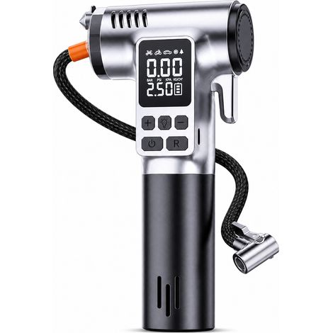 Digital Multifunction Cordless Compressor for Car Black (1/5)