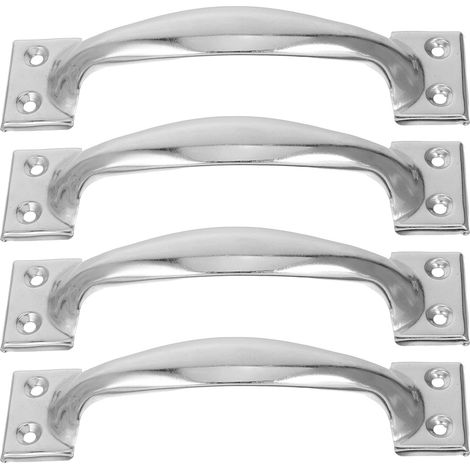 Poignées de porte et placard en acier inoxydable 150 mm, lot 4. (1/5)