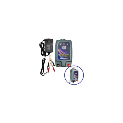 Kit de clôture électrique, Clôture électrique pour bétail, 3 modes d'alimentation pour élevage de volailles, électrificateur de clôture, haute puissance ---