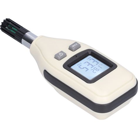 Thermomètre Hygromètre Numérique Affichage LCD Rétroéclairé Haute Précision 0.1°C Surveillance Température Humidité Intérieur Extérieur (1/5)