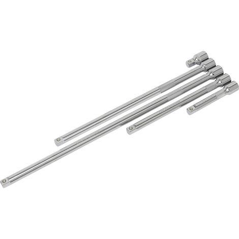 Sealey Premier Extension Bar Set 1/2""Sq Drive 5pc AK6351