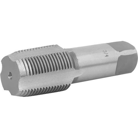 Gewindereparaturmaschine Gewindebohrer Silber Hochgeschwindigkeitsstahl Handgewindeschneidwerkzeug 3/4 Zoll (1/5)