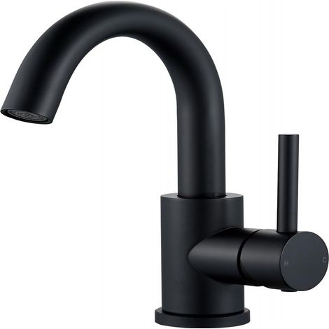 Robinet Murale - Hauteur Totale 225 mm - Pour Lavabo Intégré et Cuisine - 1 Pièce