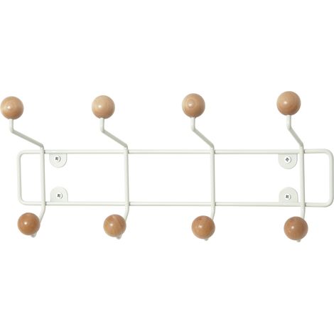 pt-living Appendiabiti Saturnus bianco 34 cm 8 ganci