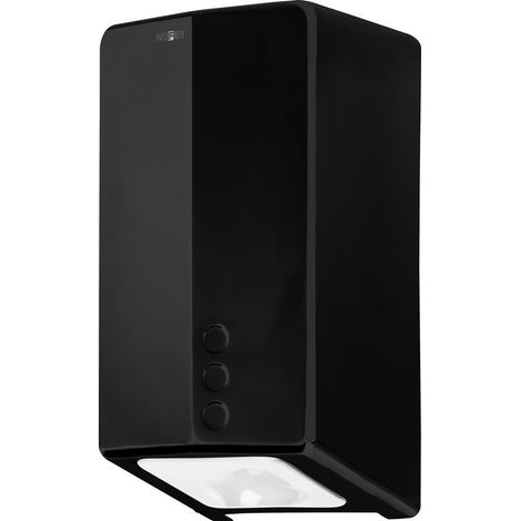 Sèche-mains électrique sans contact FUGA EVO 220-240V, 800W, 164x327x151mm, capteur laser, noir brillant (1/2)