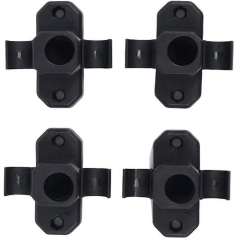 Accessoires de fixation professionnels pour pieds de table, adaptés aux meubles de camping, conception texturée en nylon pour assurer une installation ferme et stable, 14 mm. (1/5)