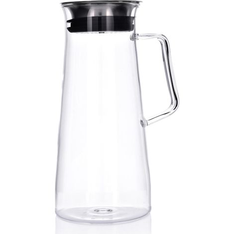 Jarra de Vidrio con Tapa 1,5 L para Bebidas Njuta Mango duka (1/3)