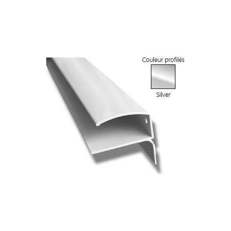 HARMONY-Wandbefestigungsprofil, silber