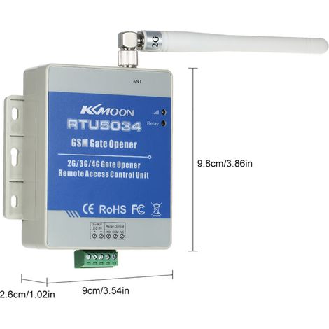 Interrupteur GSM de Porte - Modèle 5034 - Télécommande par SMS sans Frais