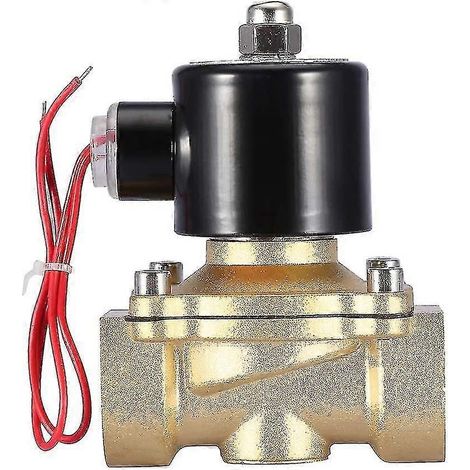 Électrovanne bidirectionnelle en laiton normalement fermée DN25 1, 220 V CA 1". (1/4)