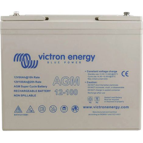 [NEUWERTIG] B-Ware Victron Energy Bleiakku Batterie Akku Agm 12 V 100 Ah Super Cycle Hauptakku