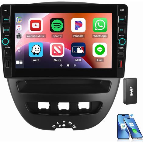 Pour Peugeot 107 Toyota Aygo Citroen C12005-2014 Android 15 Autoradio GPS RDS BT 2+64G DAB (1/5)