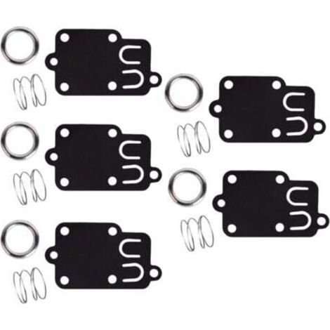 Kit de diaphragme carburateur Briggs & Stratton 2-5 HP - 5 joints et ressorts (1/4)