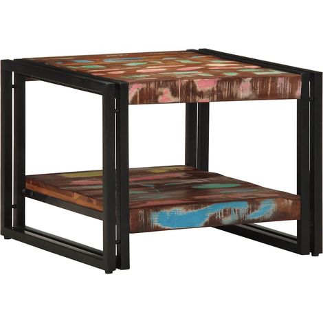 Maison Exclusive - Mesa de centro multicolor 50x50x38 cm madera m