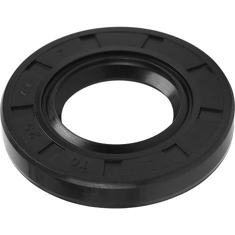 25 x 47 x 7 mm TC Oil Seal x 1 Piece Rubber Double Lip for Motorcycle Crankshafts and Hydraulic Pumps, [Black] (1/5)