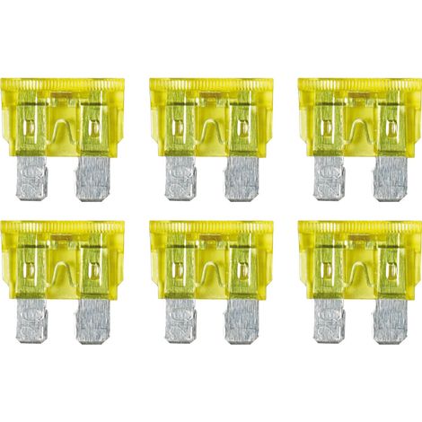 Smart Led, set 6 fusibili lamellari con spia a led, 12/32V - 20A (1/4)