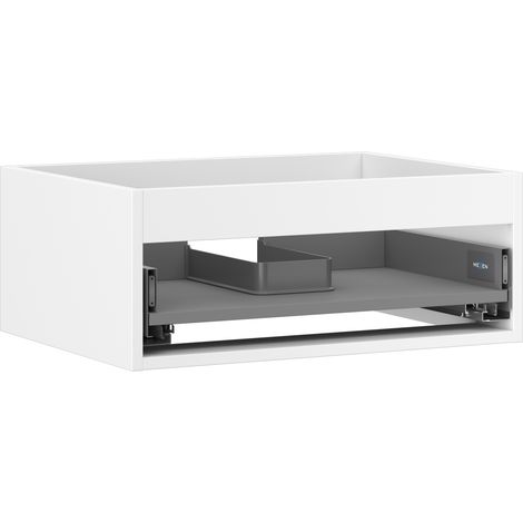 Mexen Box-A corpo del mobiletto sotto il lavandino 60 cm, 1 cassetto, bianco opaco - 91AX0-0600-235-1-01 (1/4)