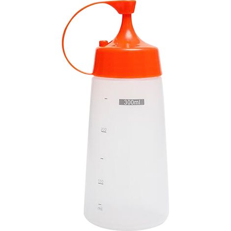 Bouteille Squeeze - 240 ml - Plastique Hdpe - Pour Huile Vinaigrette Sauce - Cuisine Bar Restaurant - Lot De 3 (1/5)