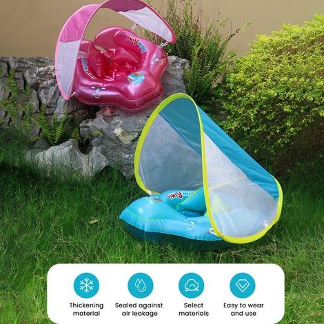 Bouée Bébé, Flotteur Piscine Gonflable Pour Bébé, Bouée Bébé Avec Pare