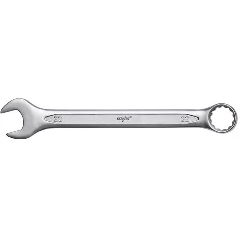 CHIAVE COMBINATA AD ANELLO APERTO 22MM ACCIAIO AL CROMO-VANADIO CRV (1/5)