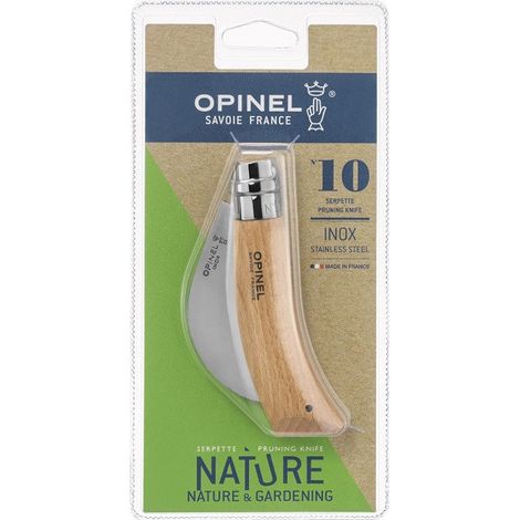 Serpette Opinel N°10 Lame Courbée Pour Coupe Précise - Opinel (1/2)