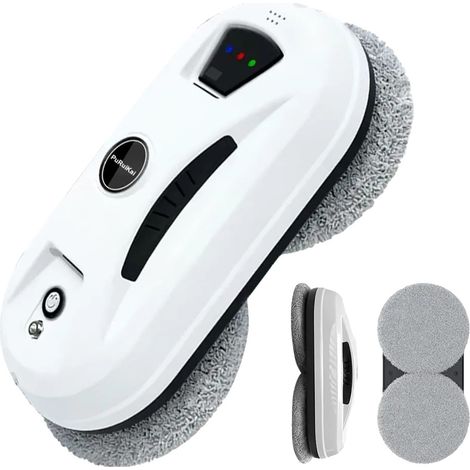 Robot limpiacristales, funcionamiento automático, motor potente, BLANCO (1/2)