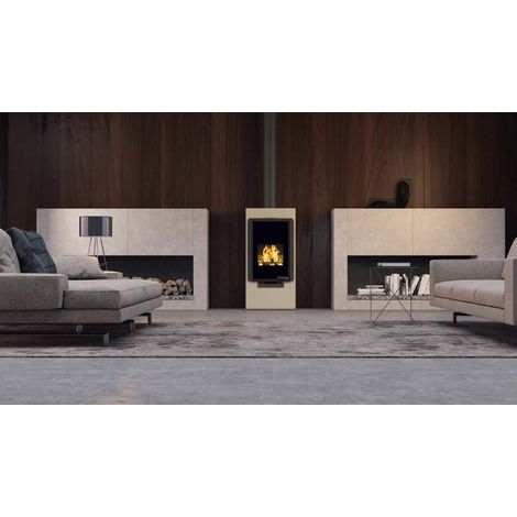 Pôele à bois SINGA DELUXE plusieurs couleurs - Couleur: Crème