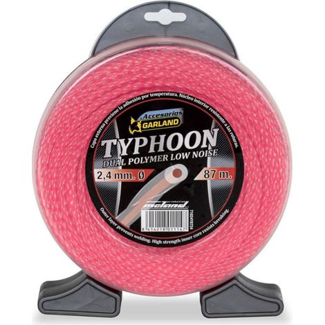 Fil de coupe Garland Typhoon transparent 2 4 mm 87 m (1/2)