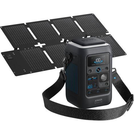 Kit Batterie Anker SOLIX C300X DC mit Solarpanel 60 W (0% MwSt)