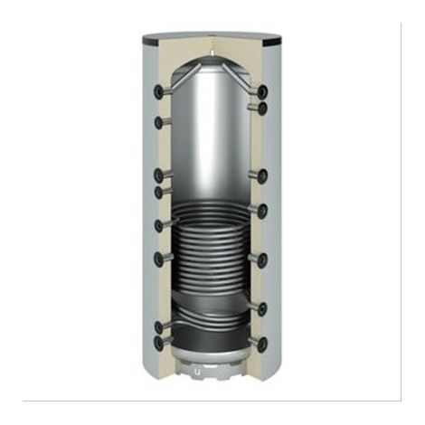Ballon tampon acier 1000 litres 1 serpentin  2080x990(790) classe A+