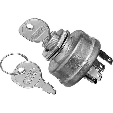 Contacteur à clé 6 bornes pour motorisation de portail – Adaptable sur modèles MURRAY – Type magnétique – Diamètre de montage 15,9 mm (1/4)