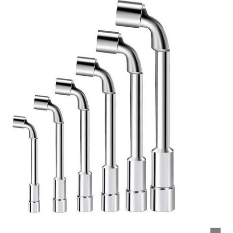 Set of keys to pipe - RNEMITERY - 6 of - Steel - 7-12 mm - Tip to tube (1/4)