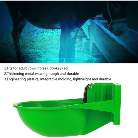 Abreuvoir automatique en plastique pour moutons et vaches, avec vanne à interrupteur tactile. (1/5)