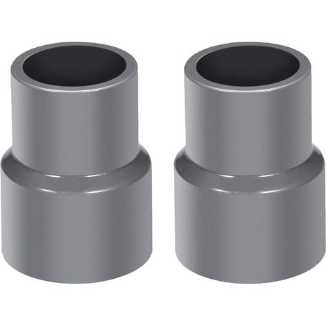 Réducteur de Tuyau PVC DWV Hub 40 Gris 20mm x 25mm Douille 2Pcs (1/3)