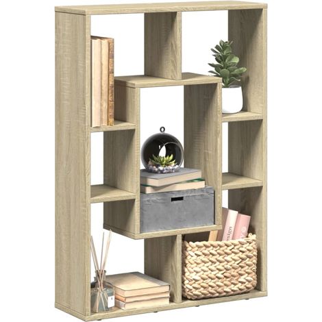 Bücherregal Sonoma-Eiche 63x20x90 cm Holzwerkstoff