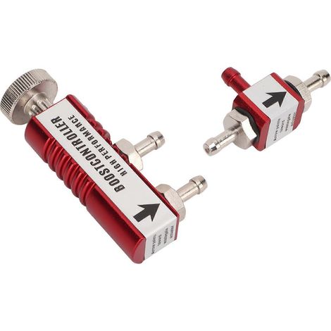 Kit de contrôleur de suralimentation turbo manuel en alliage d'aluminium, réglable de 1 à 30 PSI, compatible avec tous les systèmes, rouge. (1/5)