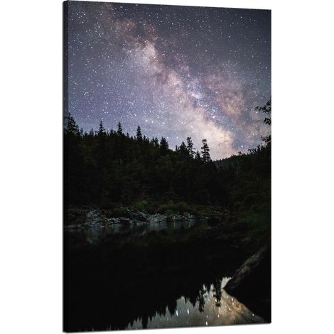 Lienzo impreso "Cielo estrellado espacial" 50x80