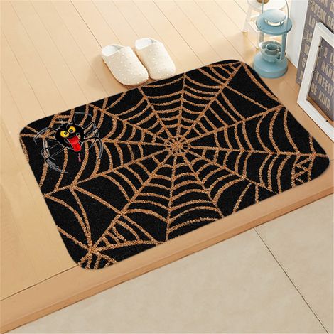 Tapis De Porte Halloween - 40 x 60 cm - Polyester - Anti-dérapant PVC - Pour Entrée Extérieure Intérieure Cuisine Salon - 1 Pièce (1/5)