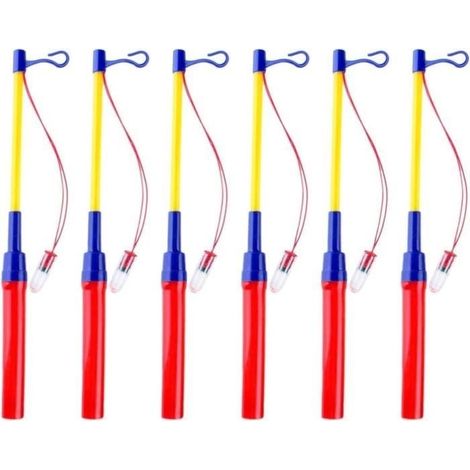Lot de 6 lanternes avec LED pour St Martin - Pour fête d'enfant, fête costumée, maternelle, Halloween, Noël et année (1/4)