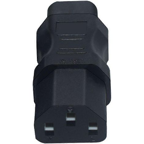 PVC-Stromkabel-Konverter C8 Stecker auf C13 Buchse für Elektronik