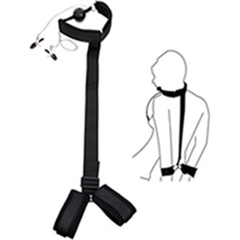 Boule Buccale Respirable - Sangles Réglables - Pour Adulte - Usage Domestique ou Voyage - 1 Pièce (1/5)